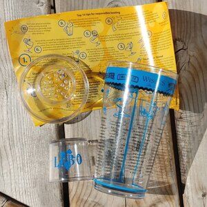 LCBO Martini Shaker with recipes Plastic BNWT